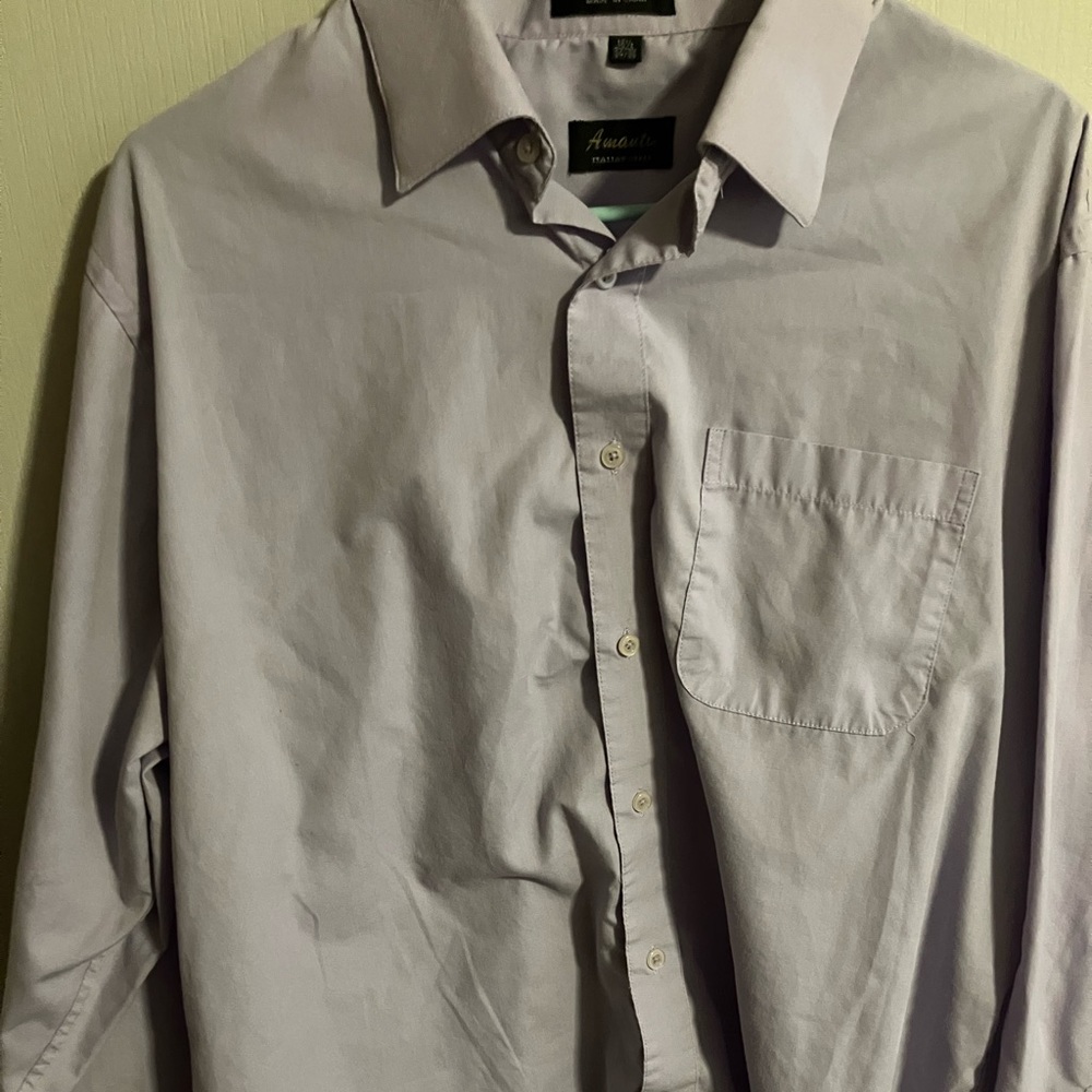 Purple long sleeve button down mint condition.